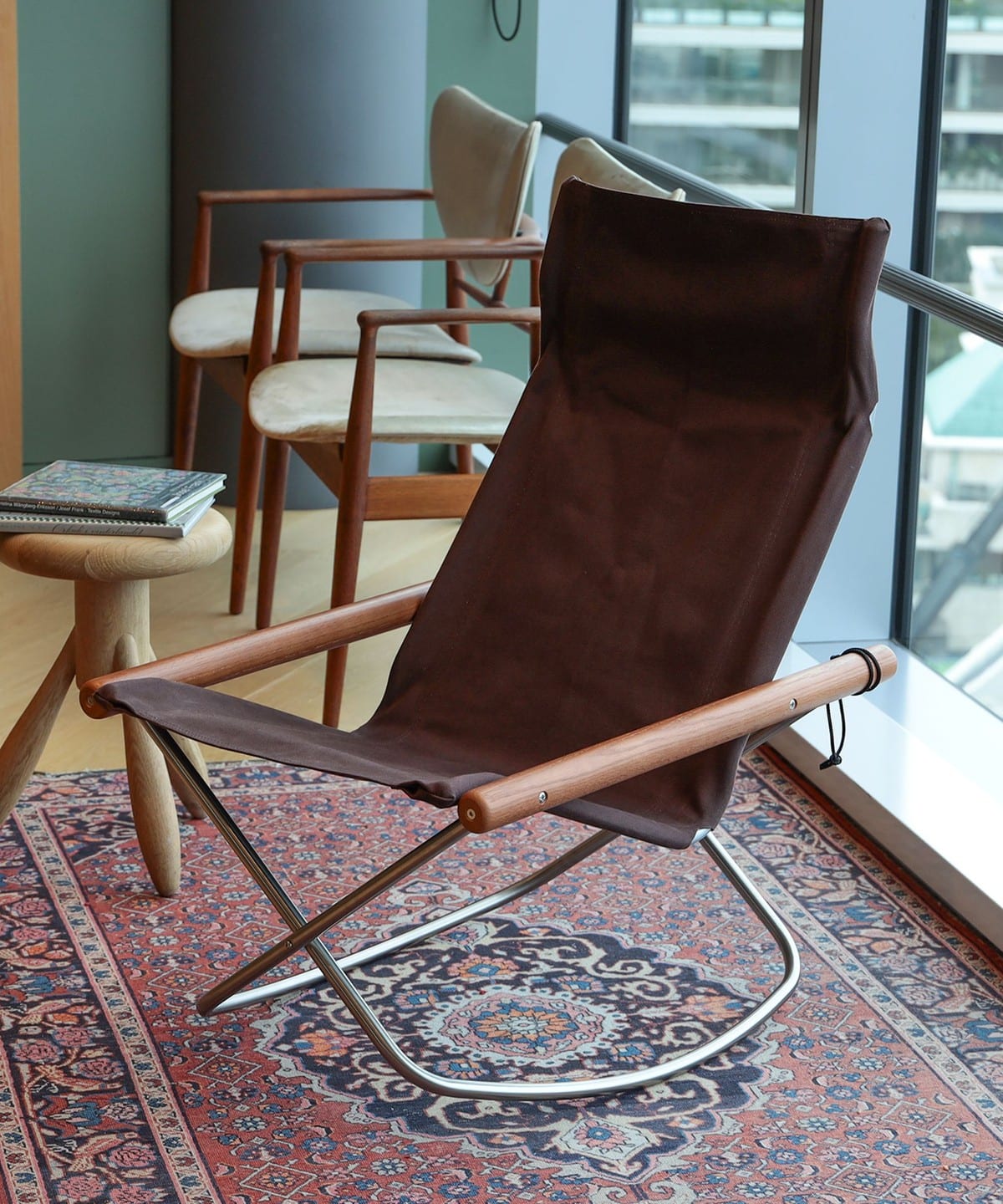 Ny chair X ニーチェアエックス ロッキングチェア ダークブラウン