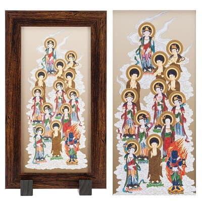 十三仏掛け軸・十三仏掛軸・十三佛・六字名号・釈迦名号販売/通販