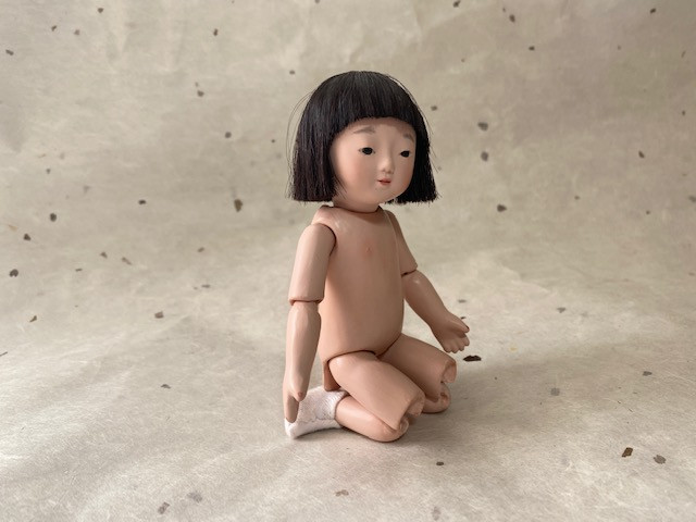 市松人形ー三つ折人形 3号三つ折れ市松人形 - 市松人形工房