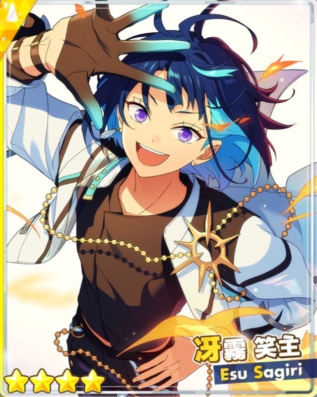 あんスタ エス 冴霧笑主 缶バッジ フィーチャー あんスタ エス 冴霧笑