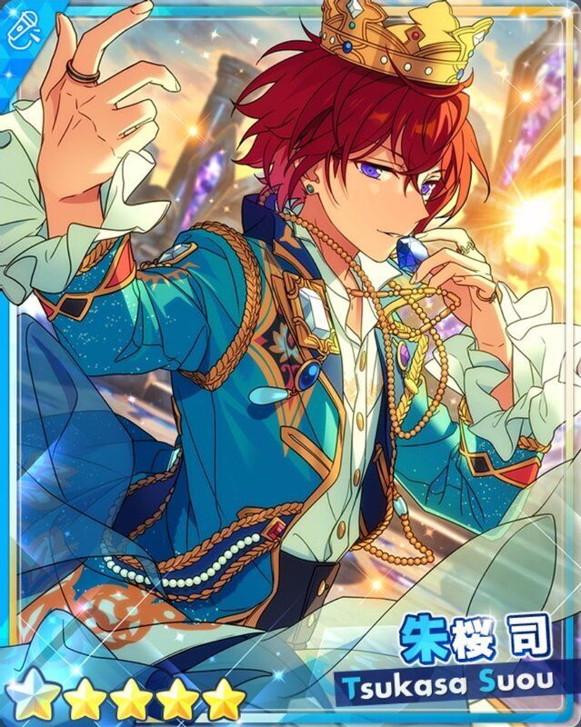 あんスタ 朱桜司 66点 あんスタBasic】［金色の冠］朱桜 司 -