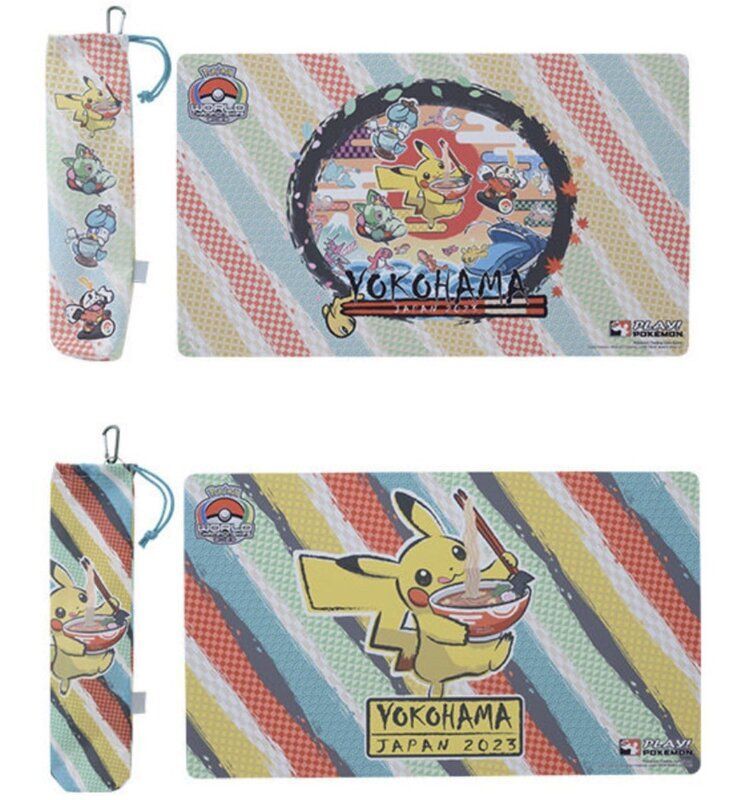 wcs2023限定 ポケモンカード wcsヨコハマ プレイマット 3種セット