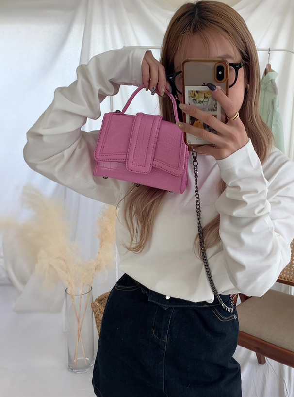 2Wayクロコダイル柄チェーンショルダーバッグ[yt566] | レディース