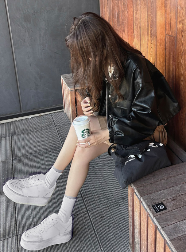 ボリュームソールコートスニーカー[zr1353] | レディースファッション