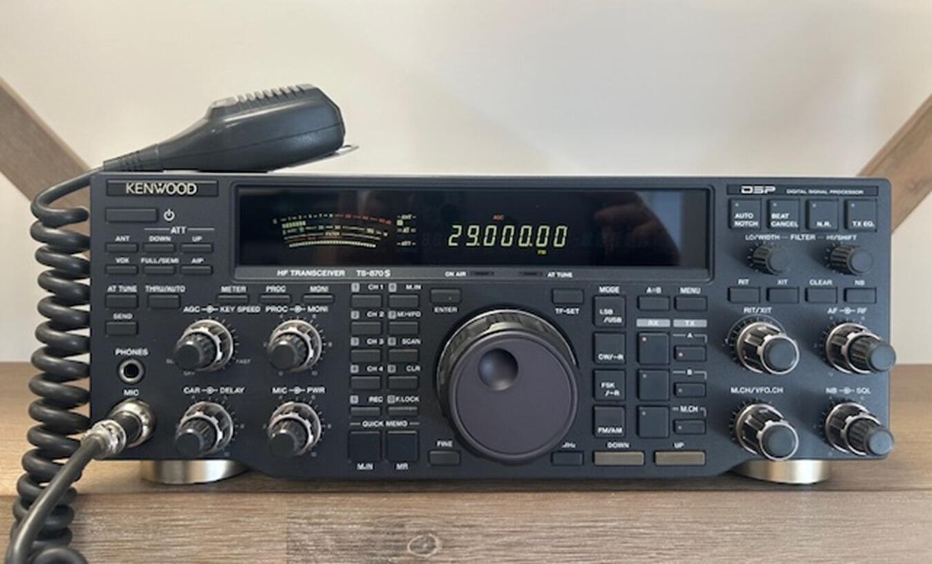 Kenwood社製 高級HF帯トランシーバーTS-870S 100w 強 完動 KENWOOD TS
