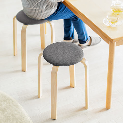 木製 丸イス スツール ハンドメイド 座面高61cm 2脚 最高 木製 丸イス