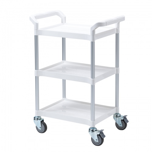 3段ツールワゴン｜収納・キャスター付き・ホワイト