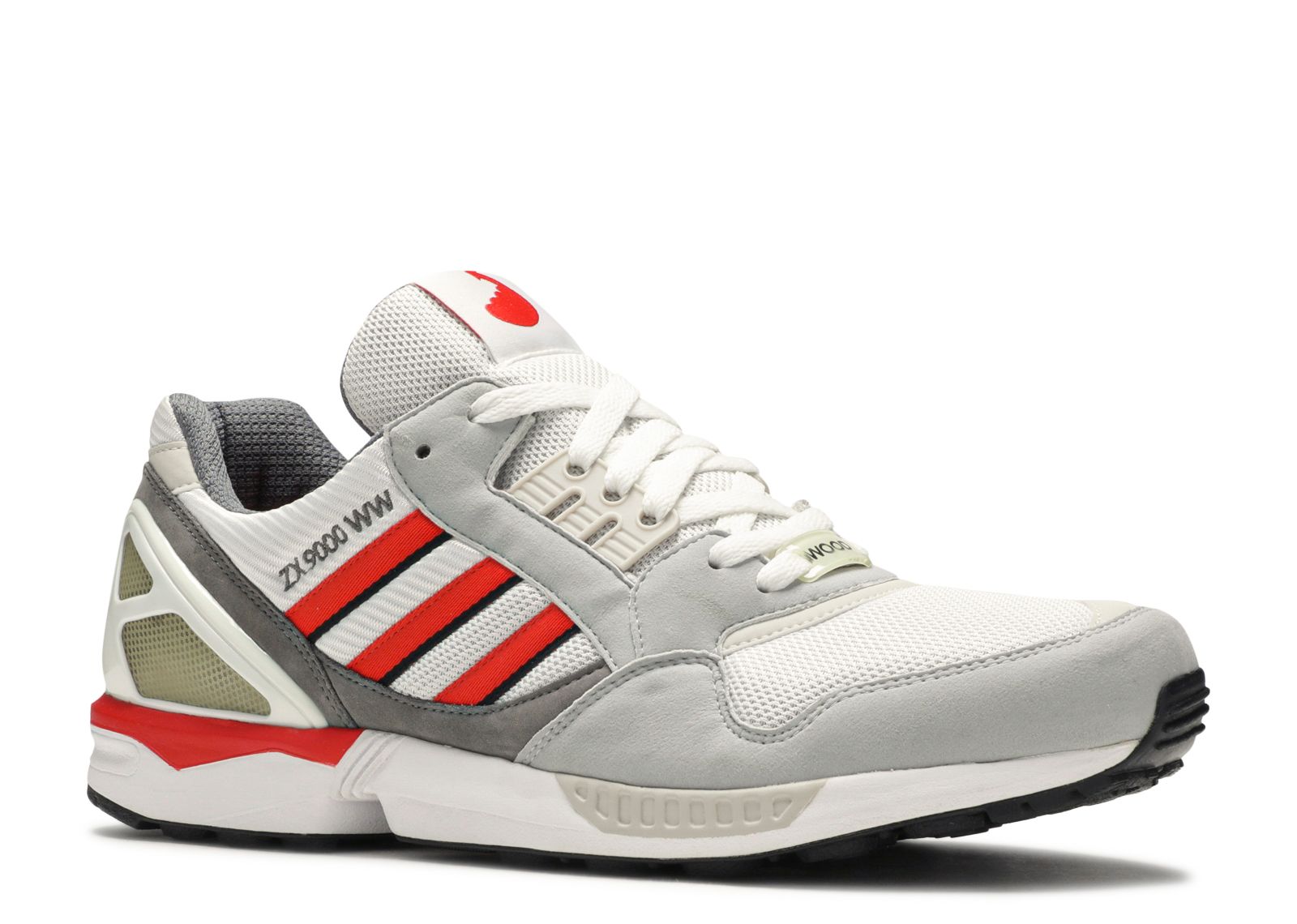 ZX 9000 'Wood Wood' - Adidas - 361055 - wht/poppy/iron | Flight Club