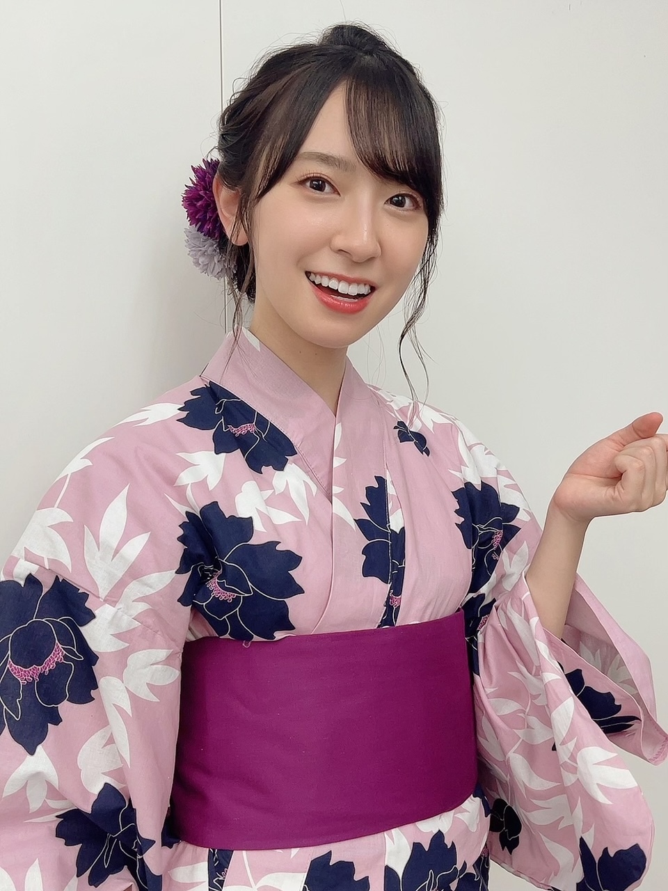 金村美玖 日向坂46 2025年 浴衣 生写真 直筆サイン ️ ️️ ️ ️