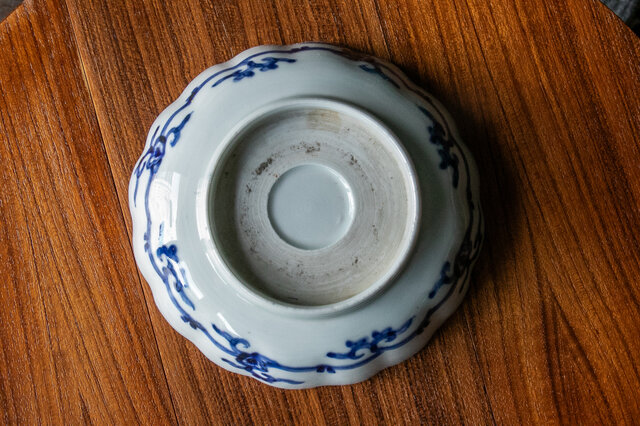 古伊万里 染付桐葉鳳凰文 なます皿 明治時代 / E030 | iichi 日々の