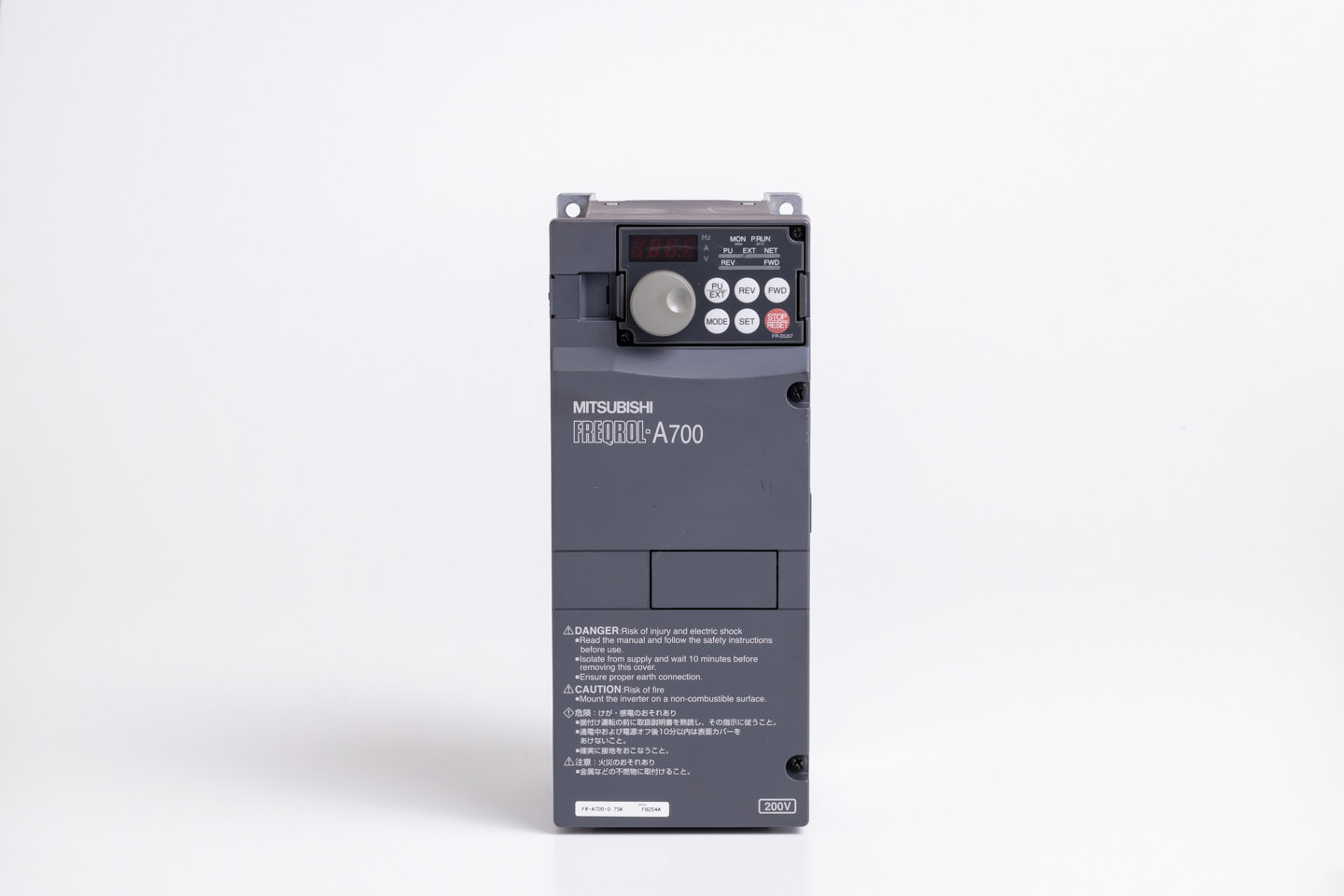 三菱電機 インバータ 0.75K FR-F820-0.75K-1 | 汎用インバータ FREQROL