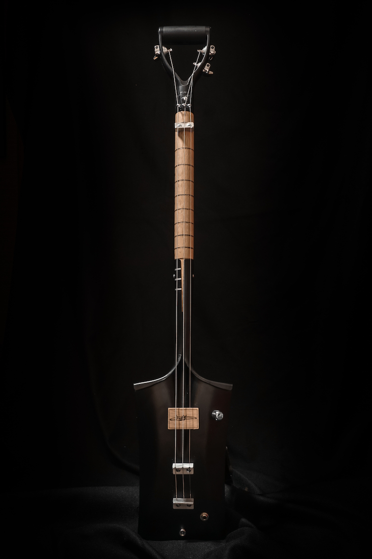 ギター Justin Johnson 3 strings shovel guitar 3-STRING SHOVEL