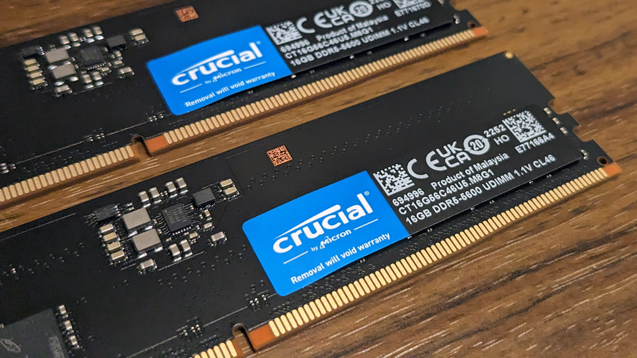 Crucial 32GB (2x 16GB) DDR5 5600MHz memory kit review | PC Gamer