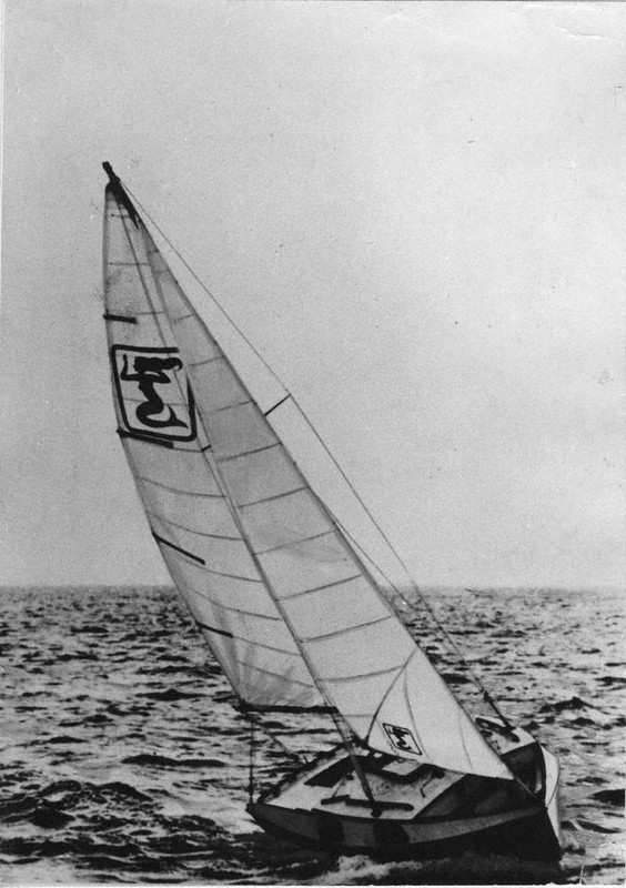 写真 堀江謙一 太平洋横断 サンフランシスコ入港時到着写真 1962年8月12日