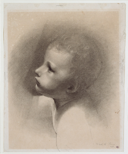 Odilon Redon、Tete de Jeune Femme de Prof Odilon Redon、Tete de