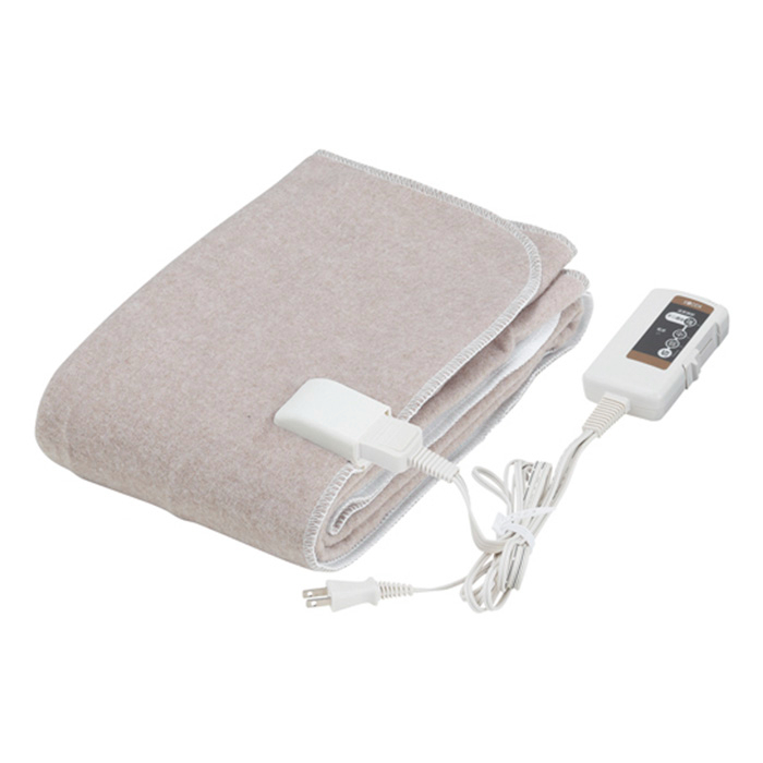 ◉H右横1002 未使用保管品 電気毛布 コントローラー付き 毛布 3点