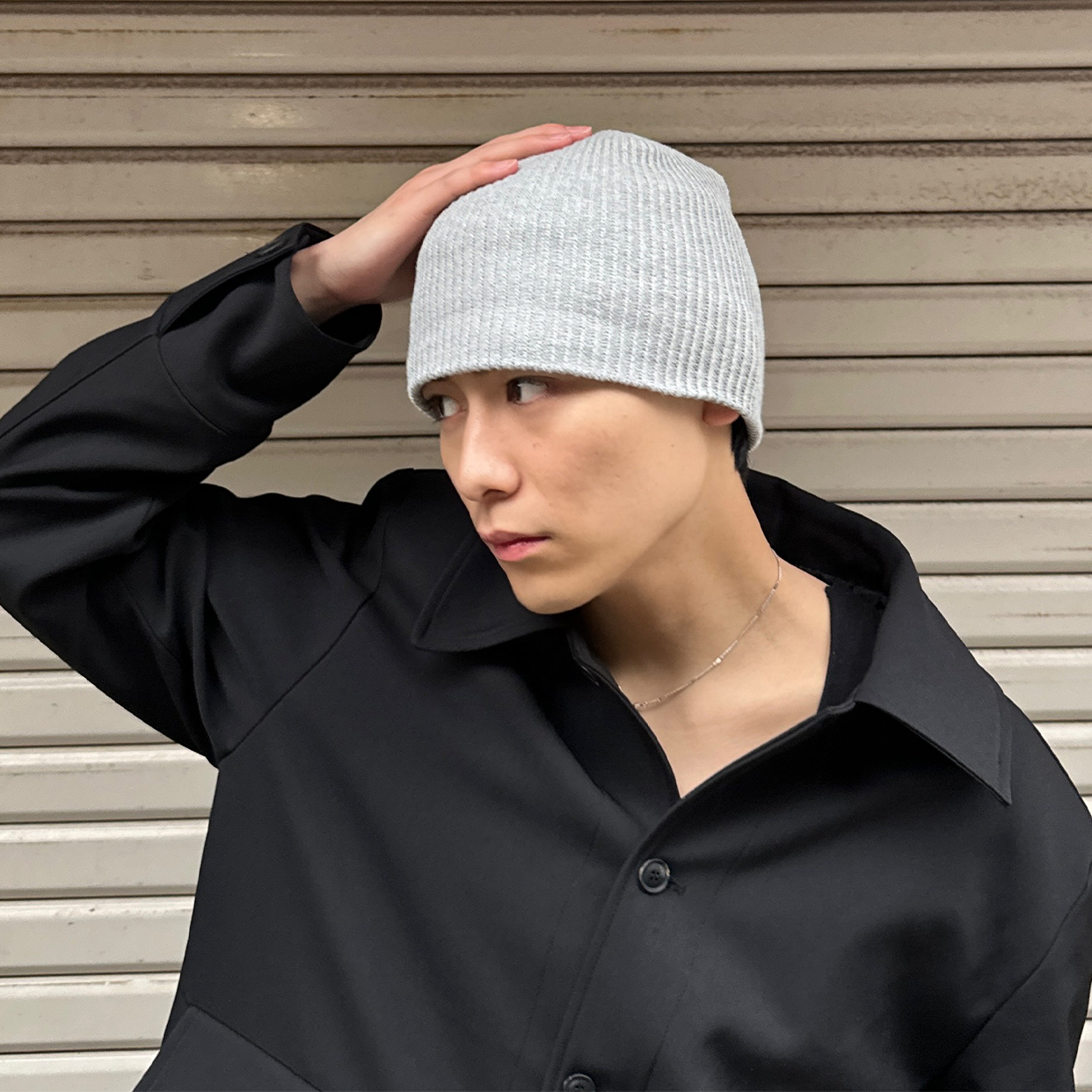 chiiiibag ch!iii チー ニットビーニー ブラック chiiiibag ch!iii