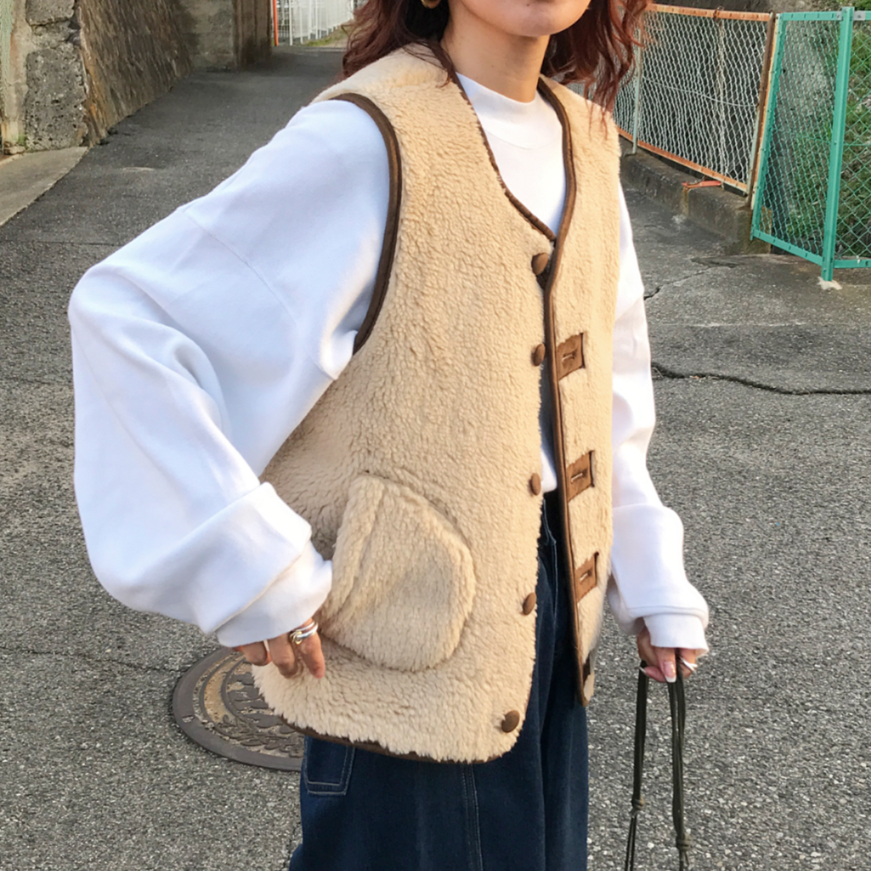 ユニセックス) ウールボアベスト | ファッション通販サイト NUGU