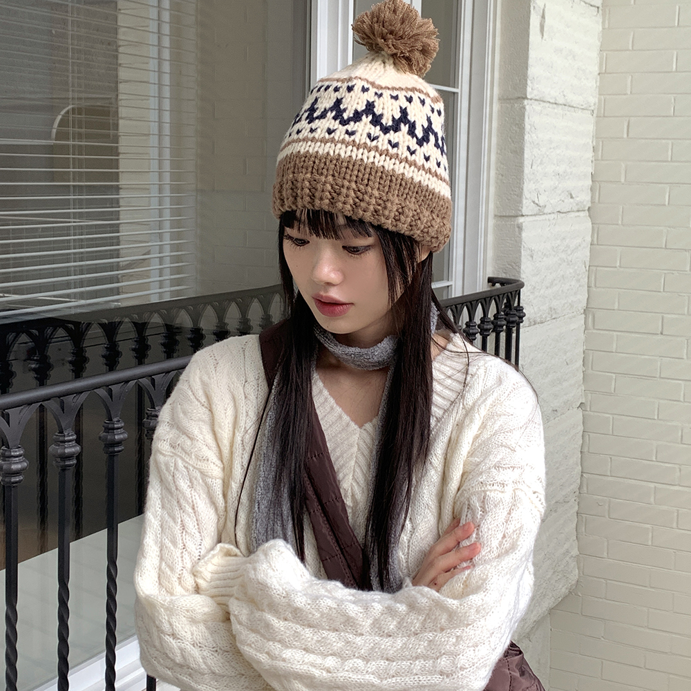 sculptorシークインノルディックイヤーフラップビーニー sculptor