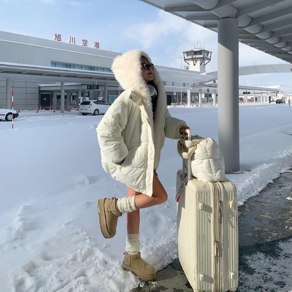 ファーフードダックダウンジャケット | ファッション通販サイト NUGU