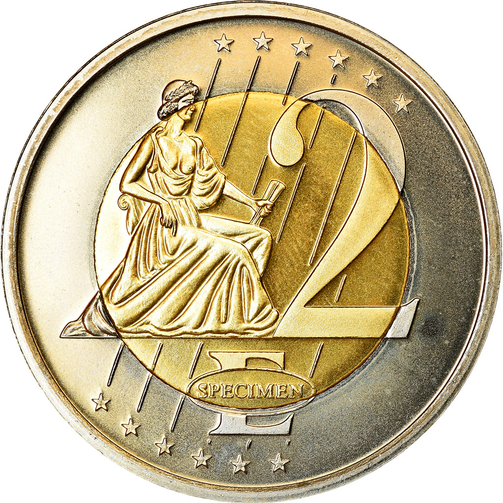 Sweden, 2 Euro, 2004, unofficial private coin, , Bi-Metallic