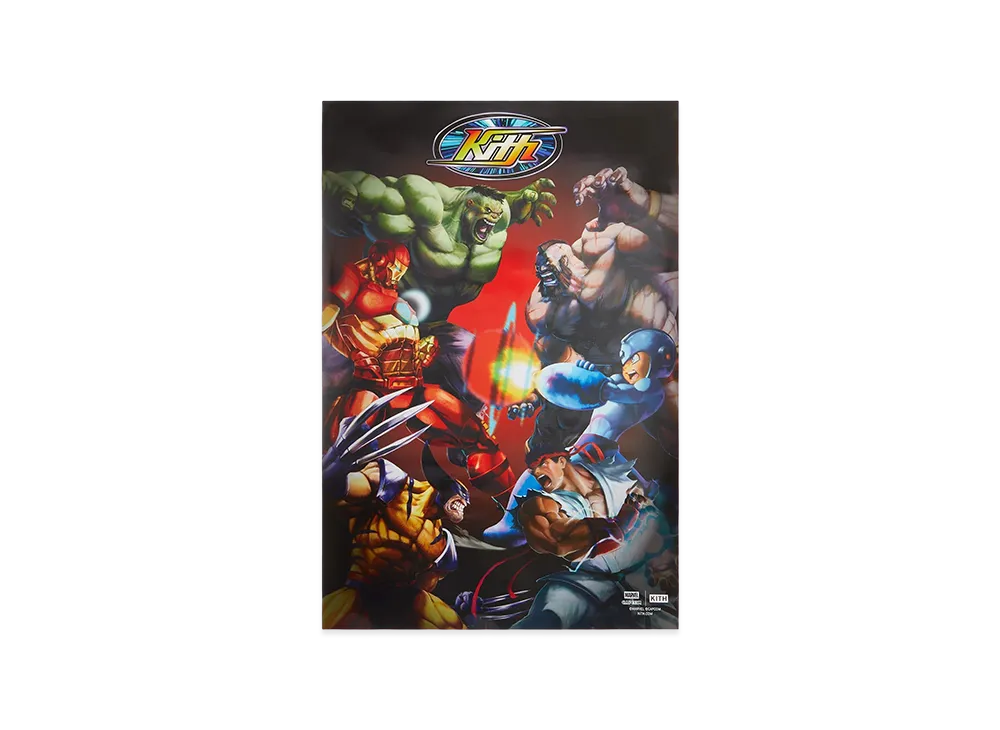 2枚セット Marvel vs. Capcom Kith Poster ポスター Kith-x-Marvel