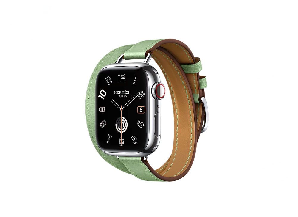 エルメス アップルウォッチ レザーベルト エトゥープ エルメス Hermès