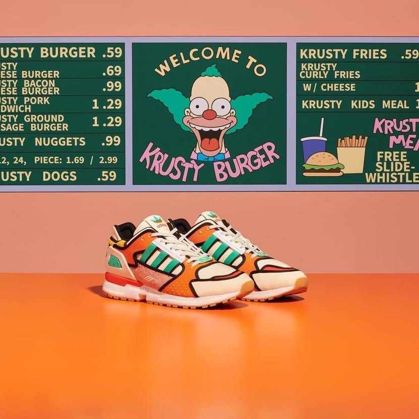 スニダンで購入可】KRUSTY BURGER × ADIDAS ZX 10000 