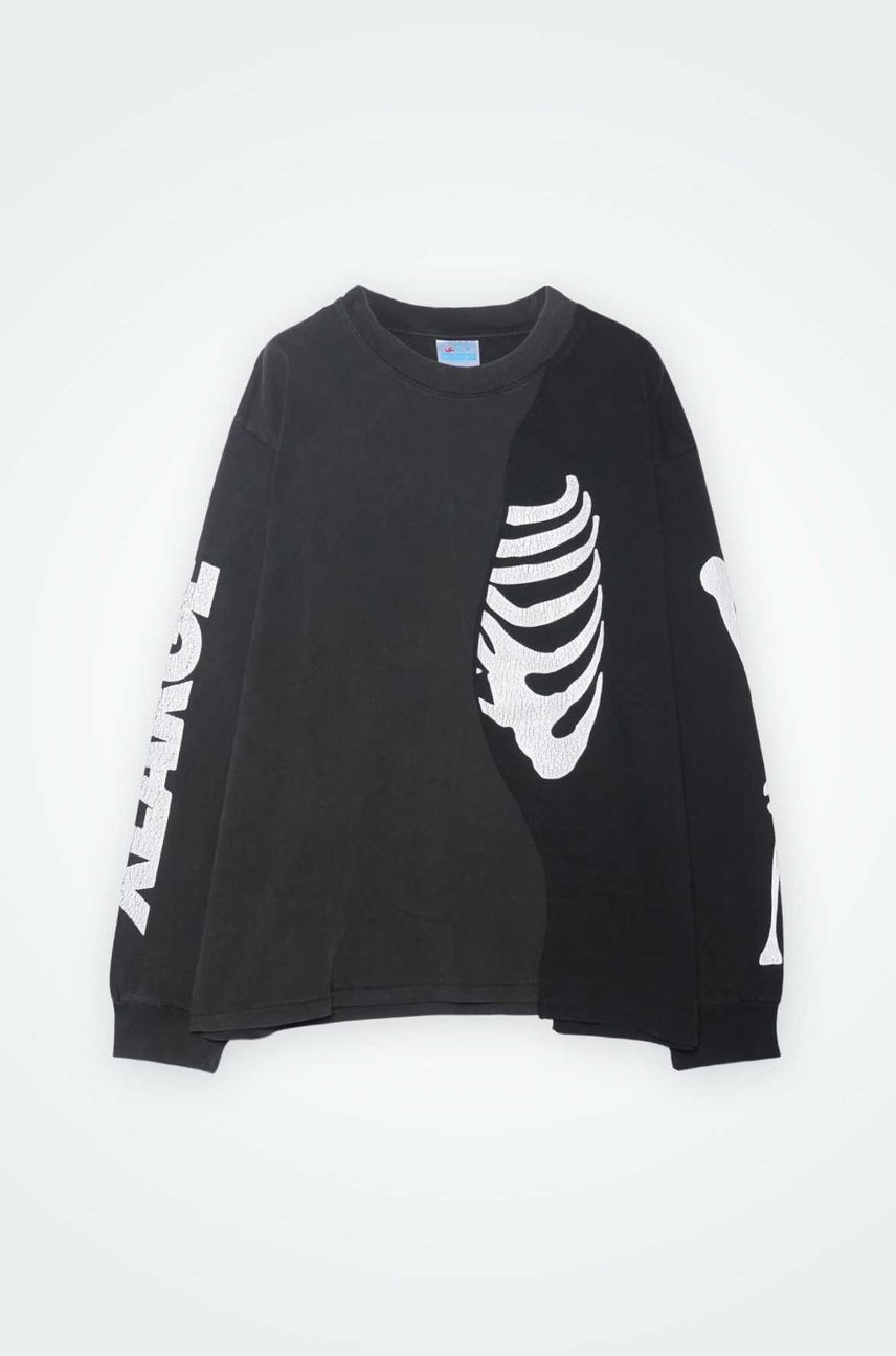 XLARGE × SABOTAGE GLOBAL LIMITED EDITION MASHED-UP L/S TEE 