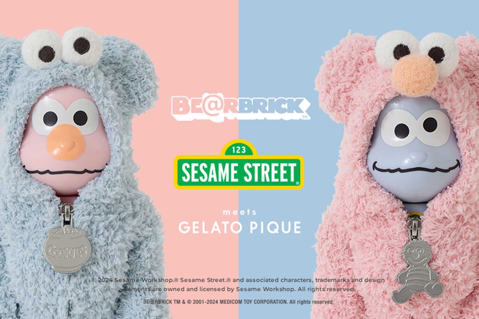 9/11発売｜BE@RBRICK × SESAME STREET × GELATO PIQUE collection