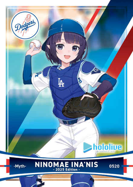 ホロライブ ロサンゼルス・ドジャース カードセット 世界初！VTuberと