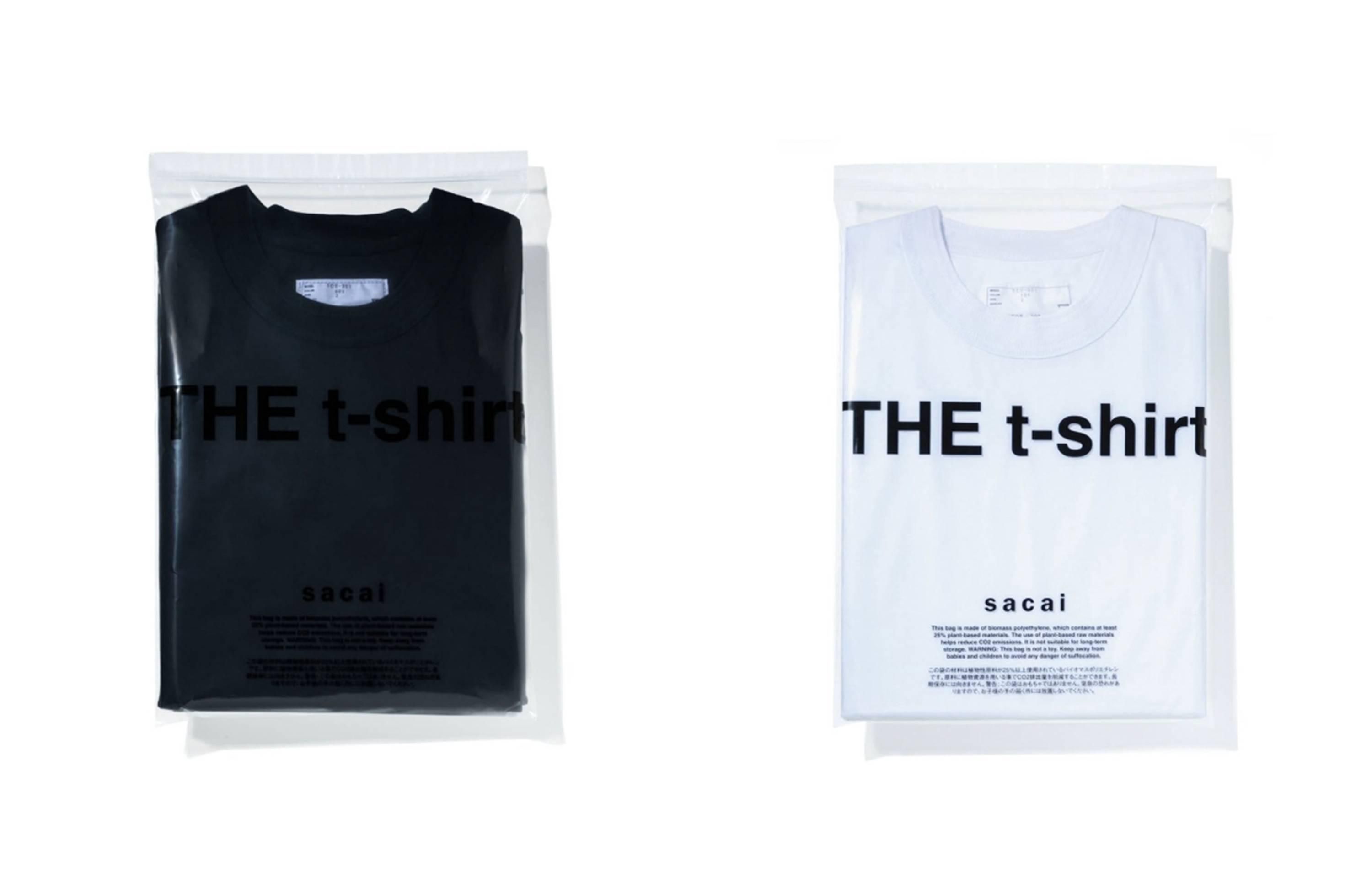 サイズ2 sacai 青山店限定 THE Tシャツ ロングスリーブ2枚セット 7/11