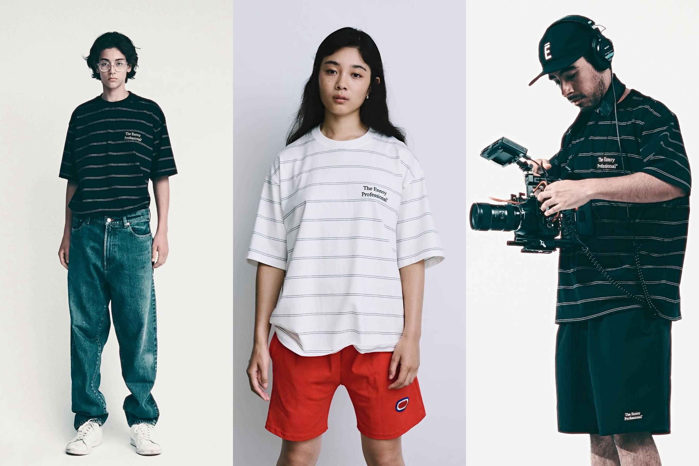 8/3発売｜ENNOY Panel Border S/S T-Shirt 3colors｜抽選/販売/定価
