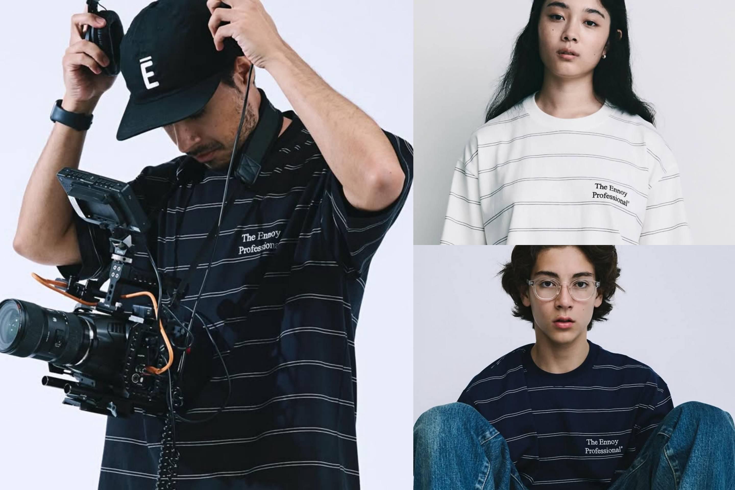 8/3発売｜ENNOY Panel Border S/S T-Shirt 3colors｜抽選/販売/定価