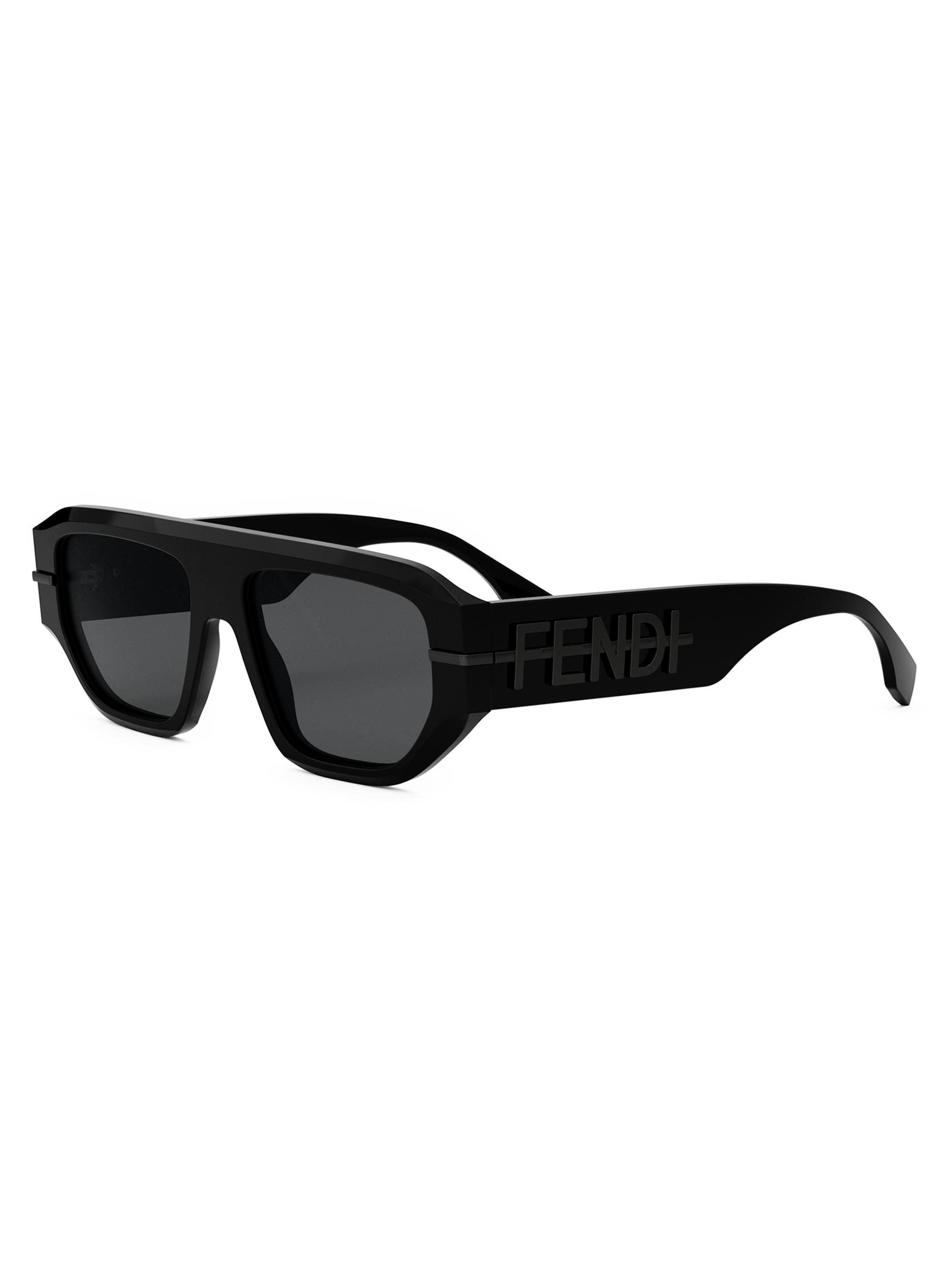 Fendi 51MM Rectangular Sunglasses | Saks Fifth Avenue