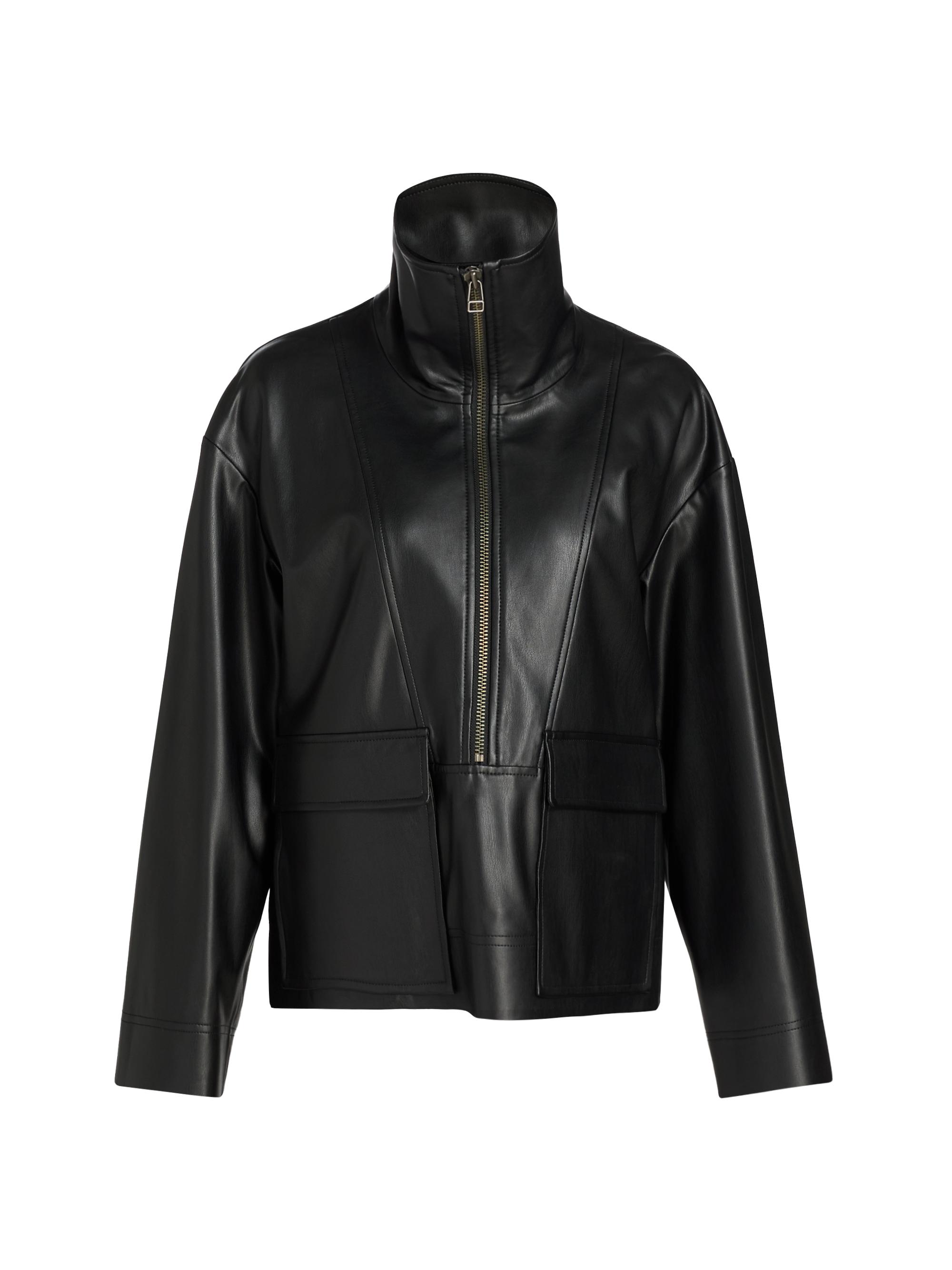Brandon Maxwell Emmett Leather Double-Zip Moto Jacket | Saks Fifth