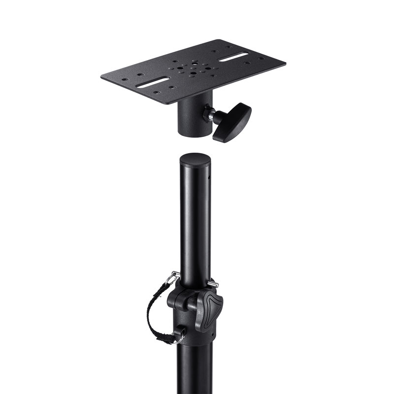 スピーカースタンド 取付金具CSP6MA付 スピーカーマウント 360°調整