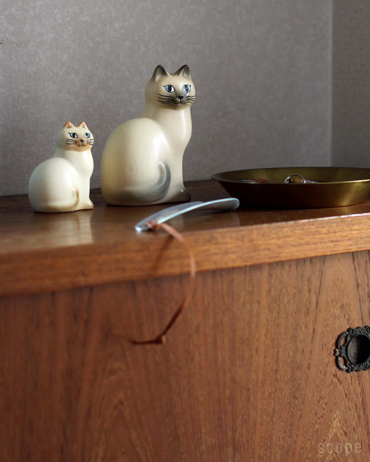 Lisa Larson リサラーソン ガラスオブジェ 猫 31770 Royal Krona 猫