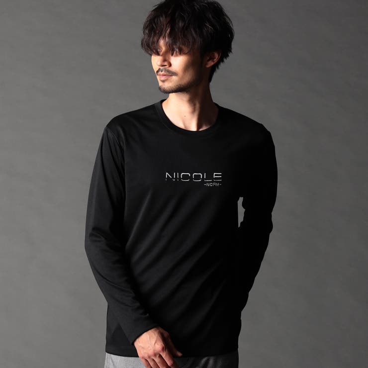 ロゴ刺繍長袖Tシャツ[品番：NICW0006971]｜NICOLE（ニコル）のメンズ