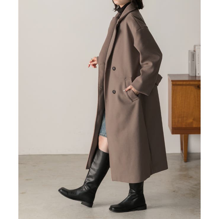 極美品】ADORE アドーア ツイードコート チェスターコート ロング