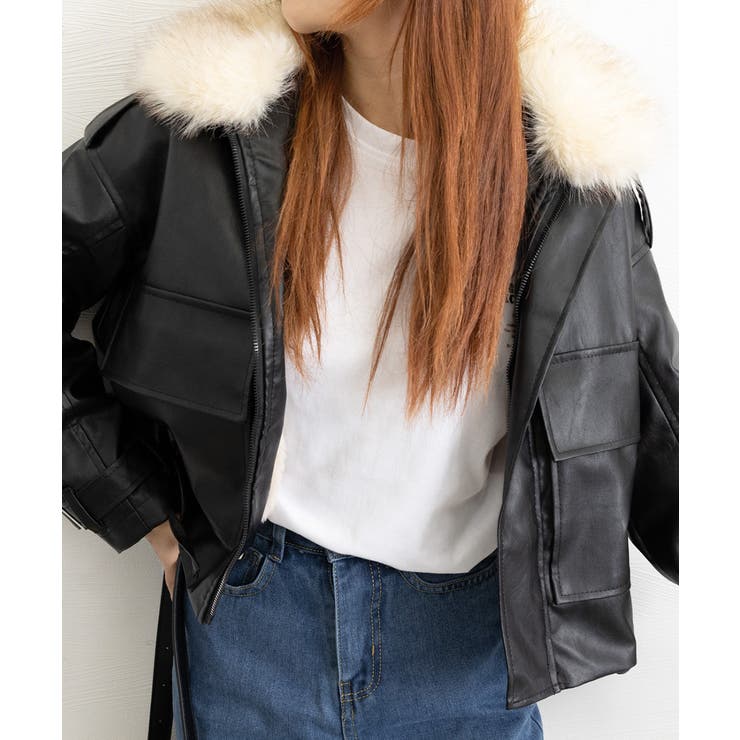 00s vice fairy ファーレザージャケット VICE FAIRY ヴァイス