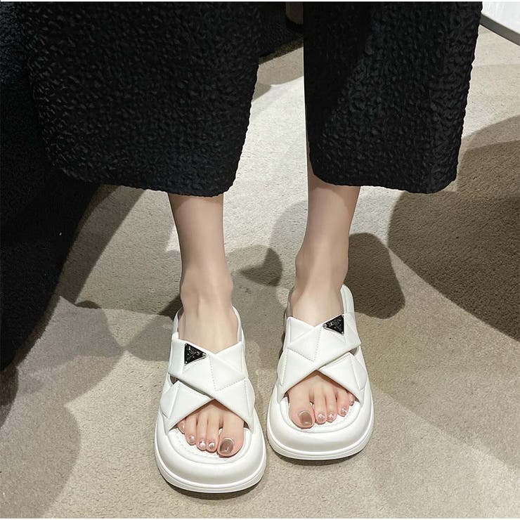 naptime.ナップタイムサンダル アイボリー サイズ39 Nissy西島隆弘