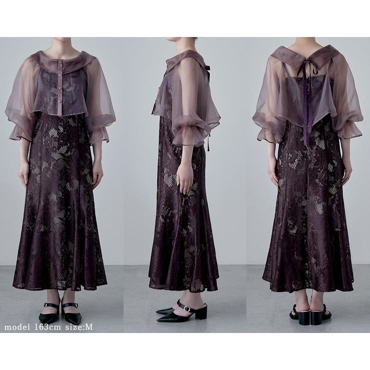 etoll エトル シアーブラウス&マーメイドキャミソール[品番