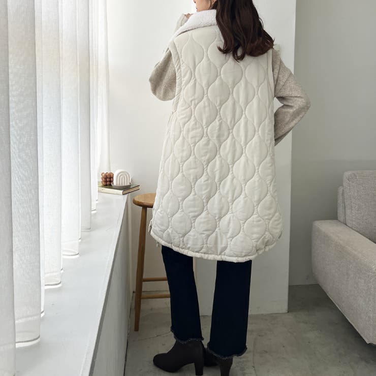 衿ボアマルチウェイキルティングコート[品番：GERW0010418]｜GeeRA