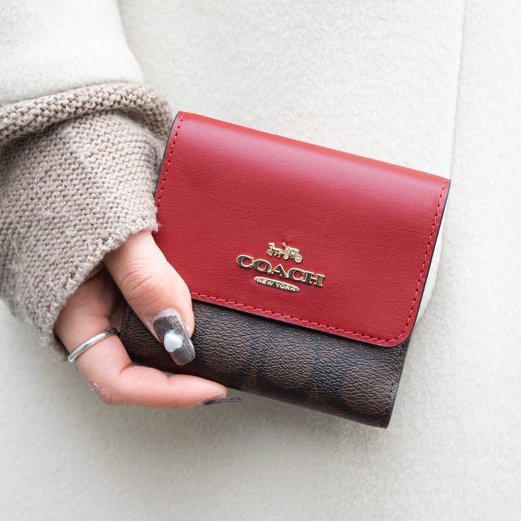 COACH コーチ S TRIFOLD WALLET 三つ折り 財布[品番：SESB0016838