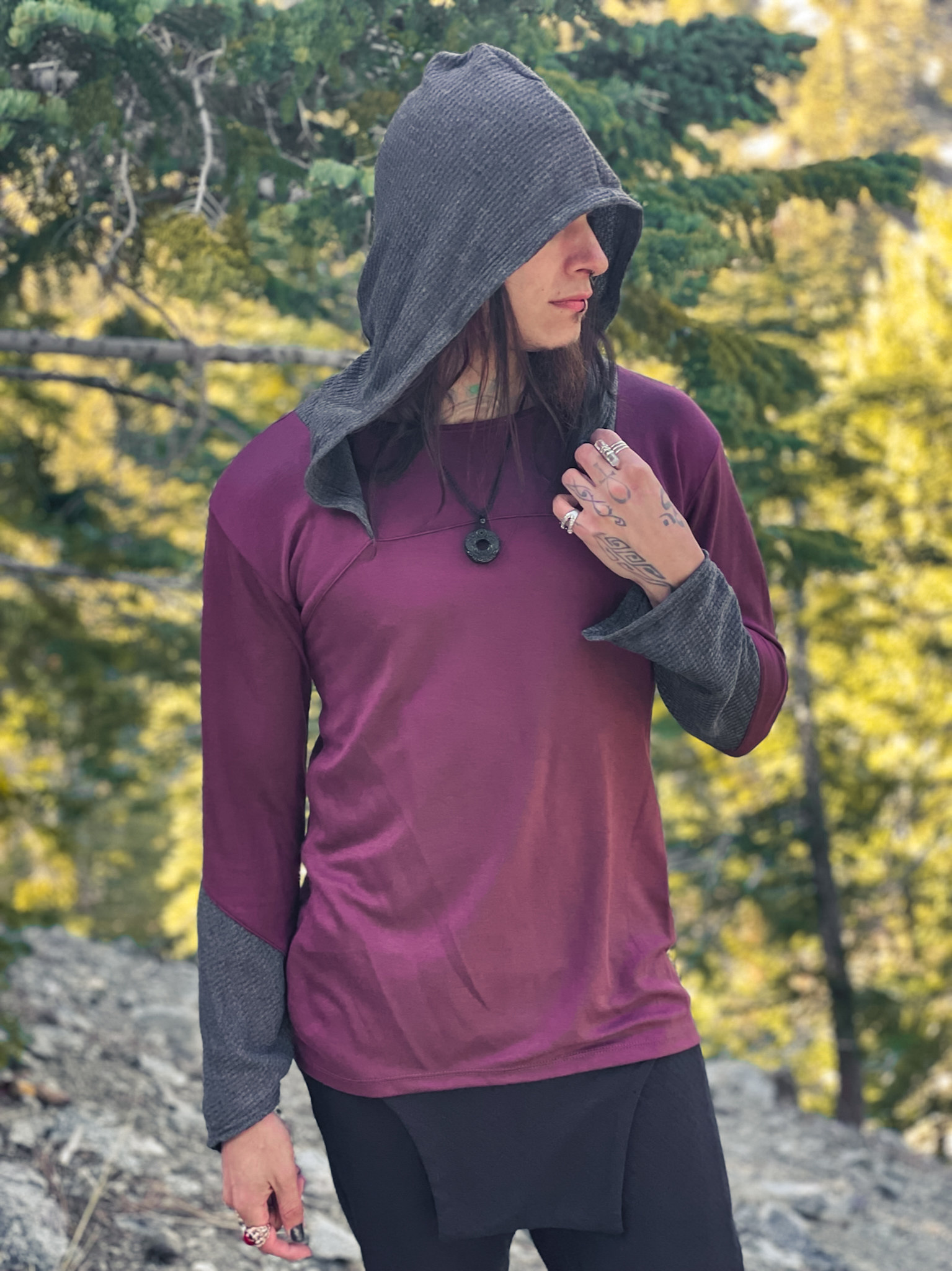 soor ploom 花柄 ハイネック Tシャツ 2y meadow