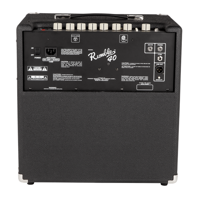 Fender Rumble 40 V3 Bass Combo Amplifier - Janzen Brothers Music