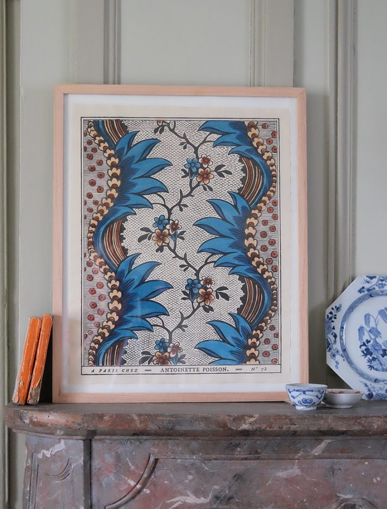 Grenades, Black Domino Paper by Antoinette Poisson - The Paris Market