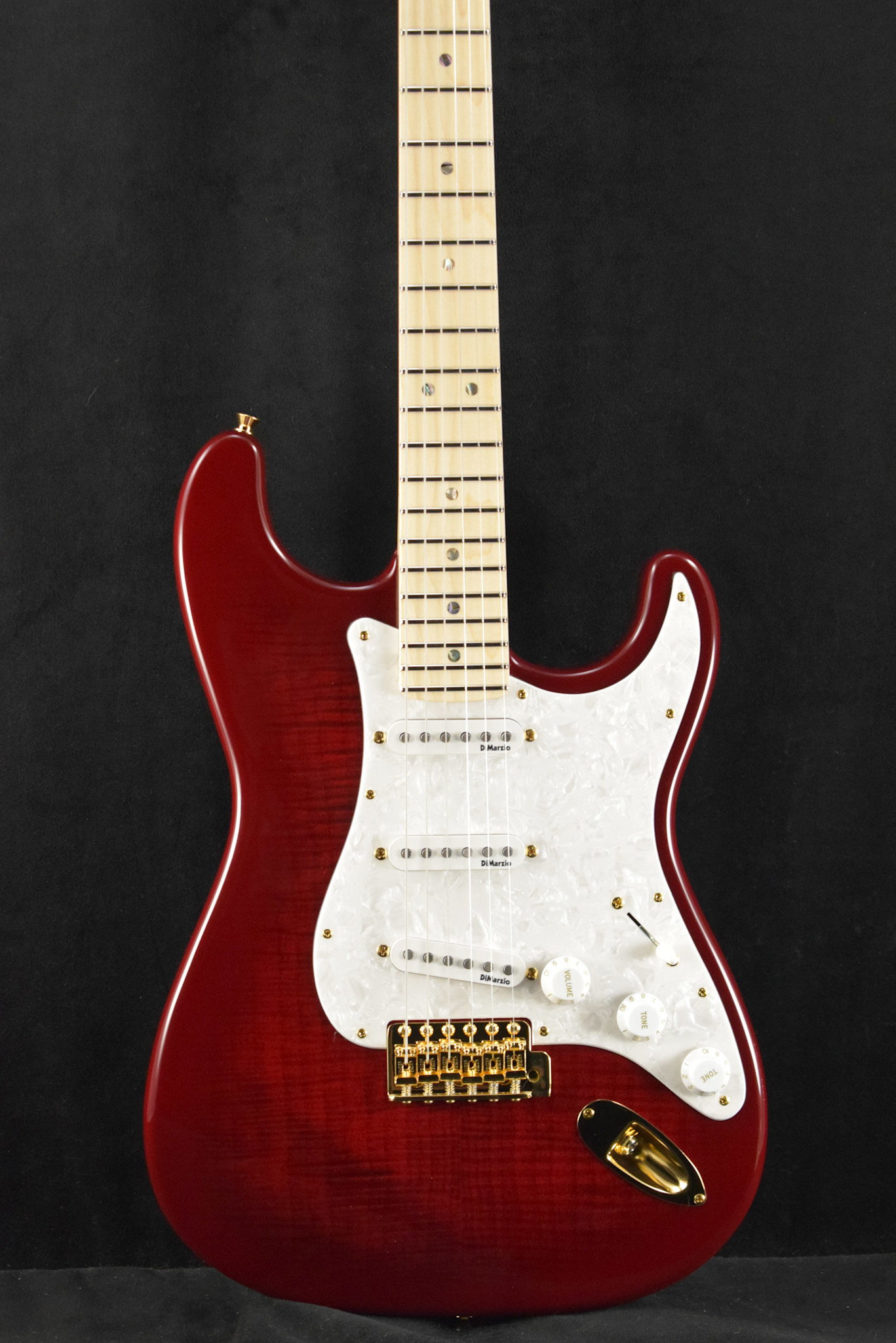 Fender Stratocaster ワインレッド+Plastiqueアンプ