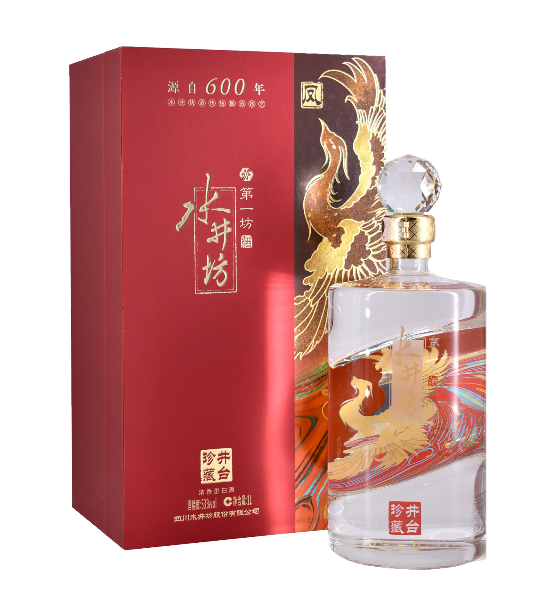 ShuiJingFang Phoenix 水井坊凤1L $192 - Uncle Fossil Wine&Spirits